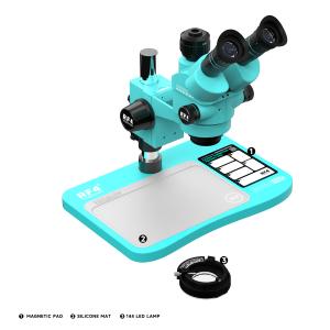 MICROSCOPIO RF4 RF-6558PRO TRINOCULARE 6.5-58X CON INTERFACCIA 0.5CTV