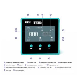 STAZIONE SALDANTE RF4 RF-S310 T12 PER SALDATURA A STAGNO INTELLIGENTE