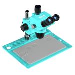 MICROSCOPIO RF4 RF-6565PROD2 TRINOCULARE 6.5-65X CON INTERFACCIA 0.5CTV E BASE IN ALLUMINIO