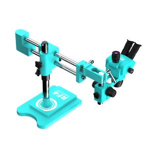 MICROSCOPIO RF4 RF-6565PRO3 TRINOCULARE 6.5-65X CON INTERFACCIA 0.5CTV E BRACCIO ARTICOLATO