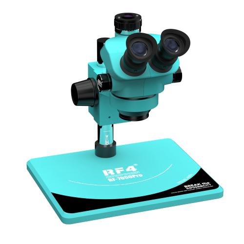 MICROSCOPIO RF4 RF4 RF-7050PRO TRINOCULARE 7-50X CON INTERFACCIA 0.5CTV