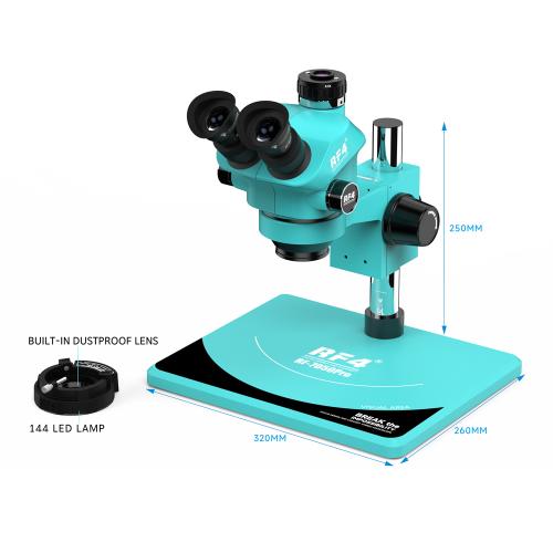 MICROSCOPIO RF4 RF4 RF-7050PRO TRINOCULARE 7-50X CON INTERFACCIA 0.5CTV