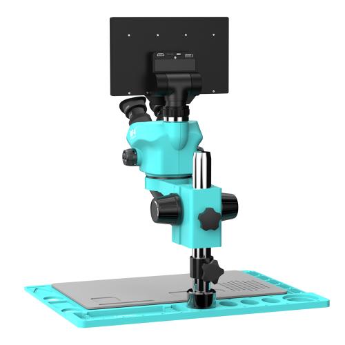 MICROSCOPIO RF4 RF4 RF-7050TVD2-YS010W TRINOCULARE 7-50X CON CAMERA / MONITOR 10.1 POLLICI