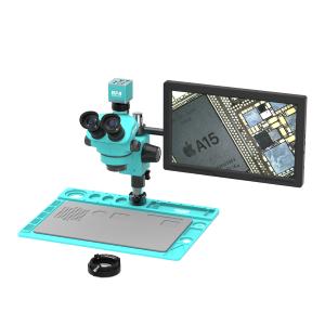 MICROSCOPIO RF4 RF4 RF-7050TVD2-4KC1PRO-M156 TRINOCULARE 7-50X CON CAMERA 4K E MONITOR 15,6