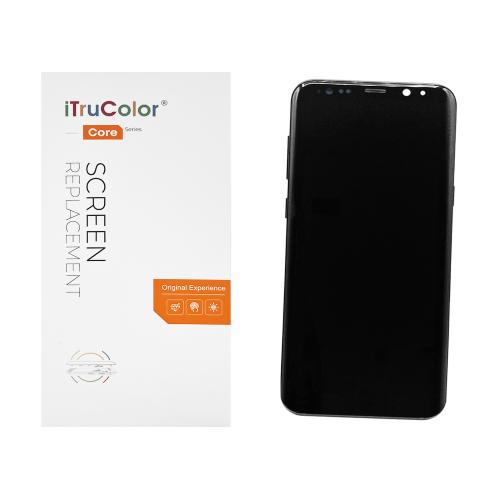 DISPLAY LCD PER SAMSUNG G955F S8 PLUS NERO CON FRAME (SOFT OLED iTruColor) 
