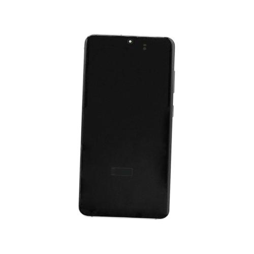 DISPLAY LCD PER SAMSUNG G980F G981B S20 BIANCO CON FRAME (SOFT OLED iTruColor) 