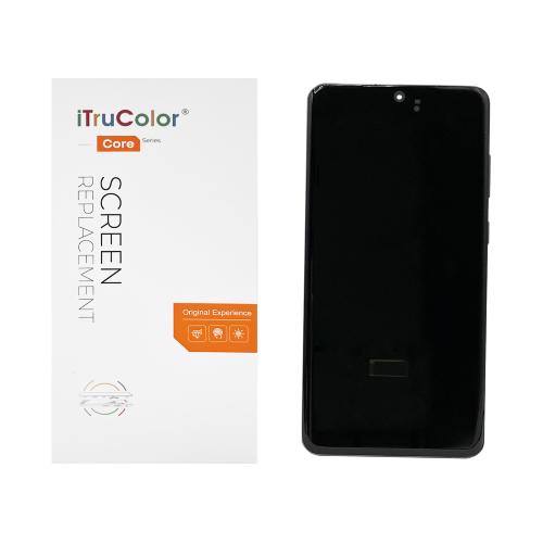 DISPLAY LCD PER SAMSUNG G985F G986B S20 PLUS GRIGIO CON FRAME (SOFT OLED)