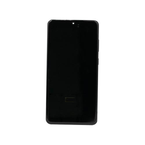 DISPLAY LCD PER SAMSUNG G985F G986B S20 PLUS GRIGIO CON FRAME (SOFT OLED)