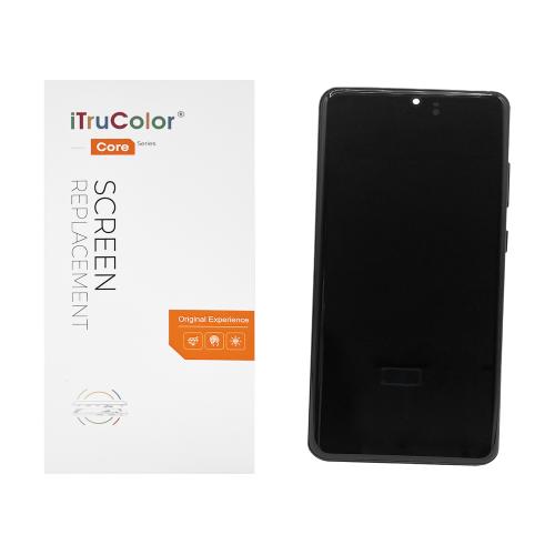 DISPLAY LCD PER SAMSUNG G988B S20 ULTRA NERO CON FRAME (SOFT OLED iTruColor) 