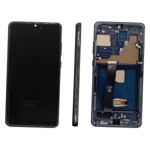 DISPLAY LCD PER SAMSUNG G988B S20 ULTRA NERO CON FRAME (SOFT OLED iTruColor) 