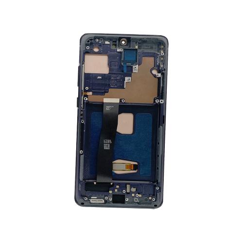 DISPLAY LCD PER SAMSUNG G988B S20 ULTRA NERO CON FRAME (SOFT OLED iTruColor) 