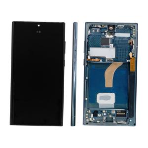 DISPLAY LCD PER SAMSUNG S908B S22 ULTRA VERDE CON FRAME (SOFT OLED iTruColor)