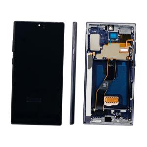 DISPLAY LCD PER SAMSUNG N975F N976B NOTE 10 PLUS NERO CON FRAME (SOFT OLED iTruColor) 