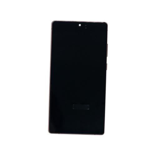 DISPLAY LCD PER SAMSUNG N980F N981B NOTE 20 BRONZO CON FRAME (SOFT OLED iTruColor) 