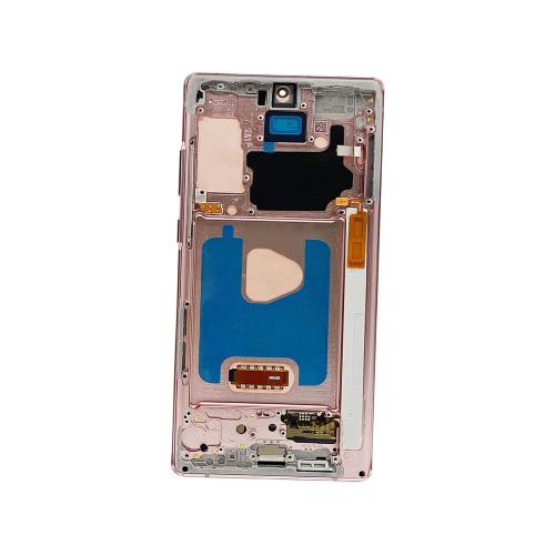 DISPLAY LCD PER SAMSUNG N980F N981B NOTE 20 BRONZO CON FRAME (SOFT OLED iTruColor) 
