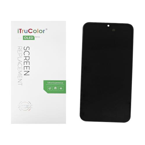 DISPLAY LCD PER SAMSUNG A256B A25 5G NERO CON FRAME (HARD OLED iTruColor) (O/S)