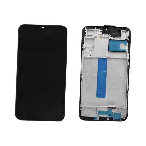 DISPLAY LCD PER SAMSUNG A256B A25 5G NERO CON FRAME (HARD OLED iTruColor) (O/S)