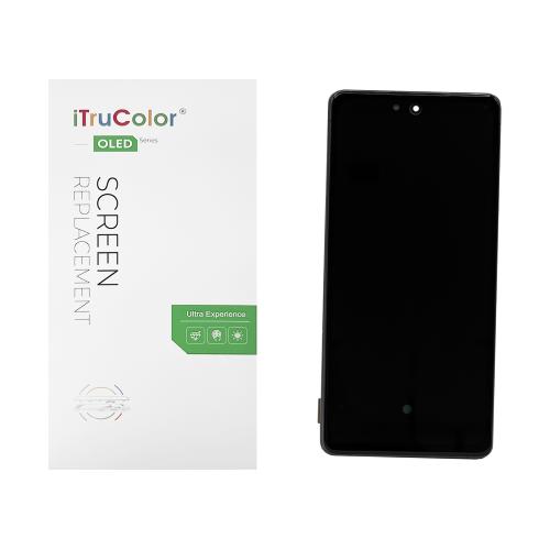 DISPLAY LCD PER SAMSUNG G780F G781B S20 FE 4G / 5G BLU / CLOUD NAVY CON FRAME (HARD OLED iTruColor) (O/S)