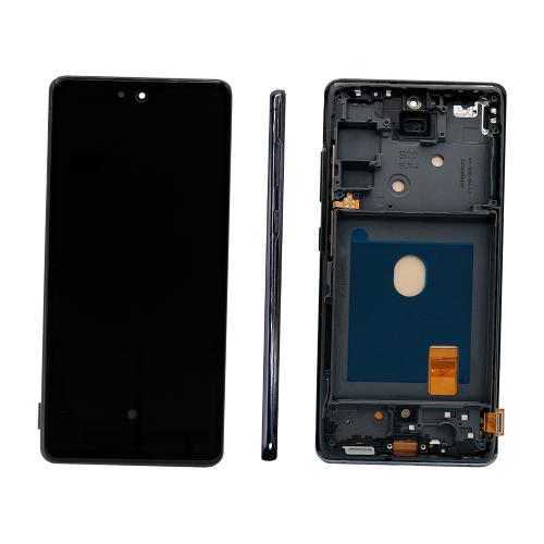 DISPLAY LCD PER SAMSUNG G780F G781B S20 FE 4G / 5G BLU / CLOUD NAVY CON FRAME (HARD OLED iTruColor) (O/S)