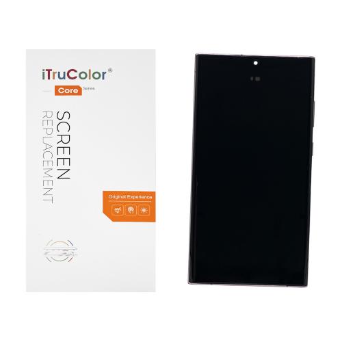 DISPLAY LCD PER SAMSUNG S918B S23 ULTRA 5G LAVANDA CON FRAME (SOFT OLED iTruColor)