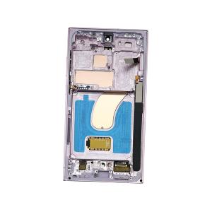 DISPLAY LCD PER SAMSUNG S918B S23 ULTRA 5G LAVANDA CON FRAME (SOFT OLED iTruColor)