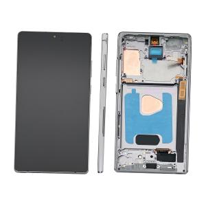 DISPLAY LCD PER SAMSUNG N980F N981B NOTE 20 GRIGIO CON FRAME (SOFT OLED iTruColor) 