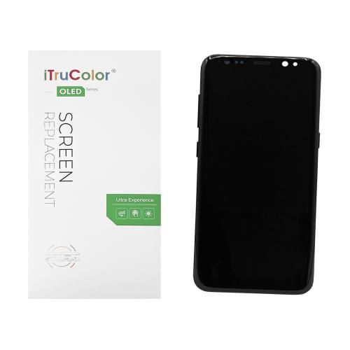 DISPLAY LCD PER SAMSUNG G950F S8 NERO CON FRAME (SOFT OLED)