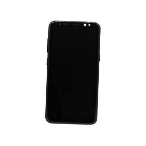 DISPLAY LCD PER SAMSUNG G950F S8 NERO CON FRAME (SOFT OLED)