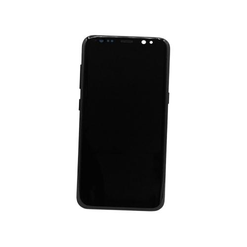 DISPLAY LCD PER SAMSUNG G950F S8 NERO CON FRAME (SOFT OLED)