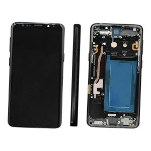DISPLAY LCD PER SAMSUNG G960F S9 NERO CON FRAME (SOFT OLED iTruColor) 