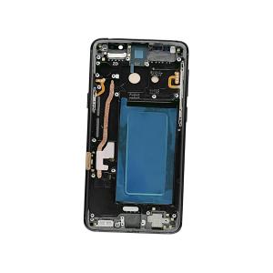 DISPLAY LCD PER SAMSUNG G960F S9 NERO CON FRAME (SOFT OLED iTruColor) 