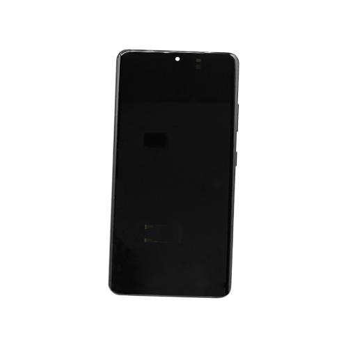 DISPLAY LCD PER SAMSUNG G998B S21 ULTRA 5G NERO CON FRAME (SOFT OLED iTruColor) 