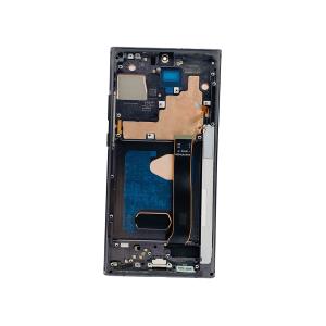 DISPLAY LCD PER SAMSUNG N985F N986B NOTE 20 ULTRA NERO CON FRAME (SOFT OLED iTruColor) 