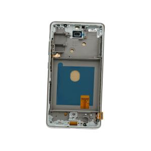 DISPLAY LCD PER SAMSUNG G780F G781B S20 FE 4G / 5G BIANCO / CLOUD WHITE CON FRAME (HARD OLED iTruColor) (O/S)