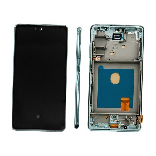 DISPLAY LCD PER SAMSUNG G780F G781B S20 FE 4G / 5G VERDE / CLOUD MINT CON FRAME (HARD OLED iTruColor) (O/S)