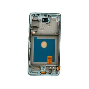 DISPLAY LCD PER SAMSUNG G780F G781B S20 FE 4G / 5G VERDE / CLOUD MINT CON FRAME (HARD OLED iTruColor) (O/S)