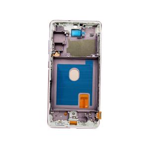 DISPLAY LCD PER SAMSUNG G780F G781B S20 FE 4G / 5G VIOLA / CLOUD LAVENDER CON FRAME (HARD OLED iTruColor) (O/S)