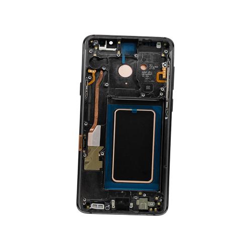 DISPLAY LCD PER SAMSUNG G965F S9 PLUS GRIGIO CON FRAME (SOFT OLED iTruColor) 