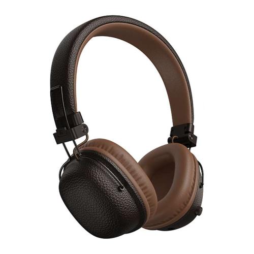CUFFIE BLUETOOTH HOCO W64 MARRONE - BLISTER RETAIL