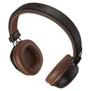 CUFFIE BLUETOOTH HOCO W64 MARRONE - BLISTER RETAIL