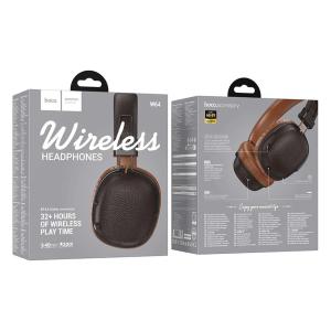 CUFFIE BLUETOOTH HOCO W64 MARRONE - BLISTER RETAIL