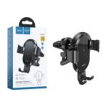 SUPPORTO PER AUTO HOCO CA105 CON RICARICA WIRELESS FAST CHARGE 15W NERO - BLISTER RETAIL