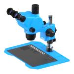 MICROSCOPIO JCID M36565A TRINOCULARE 6.5-65X CON INTERFACCIA 0.5CTV E BASE IN ALLUMINIO