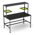 POSTAZIONE BANCO DA LAVORO IN ALLUMINIO LUOWEI LW-A1-MINI PER LABORATORI DI RIPARAZIONE