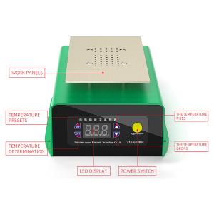 MACCHINA SEPARAVETRI LUOWEI LW-029 DA 7 POLLICI CON VACUUM