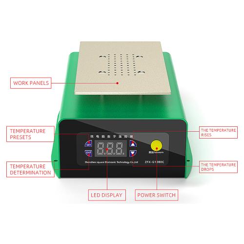 MACCHINA SEPARAVETRI LUOWEI LW-029 DA 7 POLLICI CON VACUUM