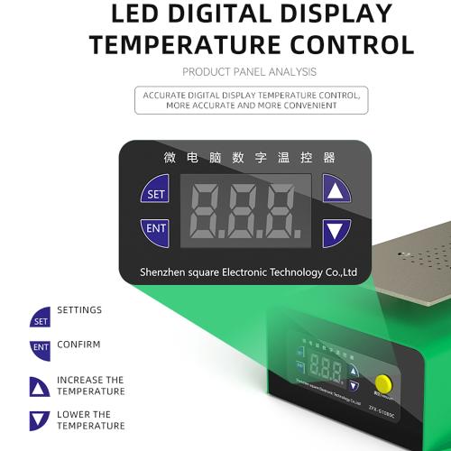 MACCHINA SEPARAVETRI LUOWEI LW-029 DA 7 POLLICI CON VACUUM