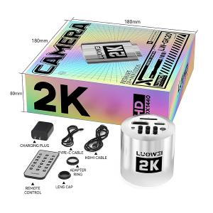 TELECAMERA MICROSCOPICA INDUSTRIALE 2K HD LUOWEI LW-GK20 PER MICROSCOPIO TRINOCULARE 