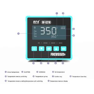 STAZIONE SALDANTE RF4 RF-S210 T210 PER SALDATURA A STAGNO INTELLIGENTE