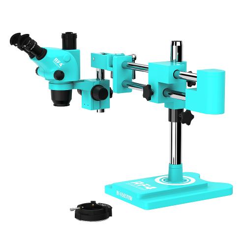 MICROSCOPIO RF4 RF-6565TVW TRINOCULARE 6.5-65X CON INTERFACCIA 0.5CTV E BRACCIO ARTICOLATO